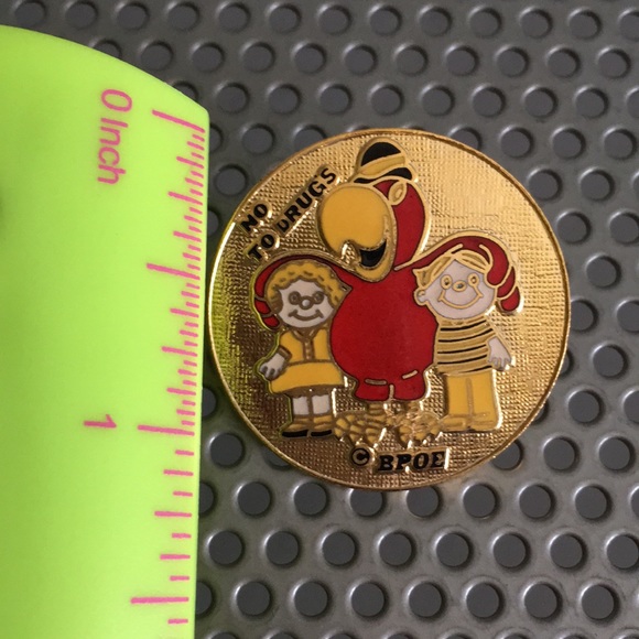 🖤Collectible No to Drugs BPOE Vtg pin - Picture 6 of 9
